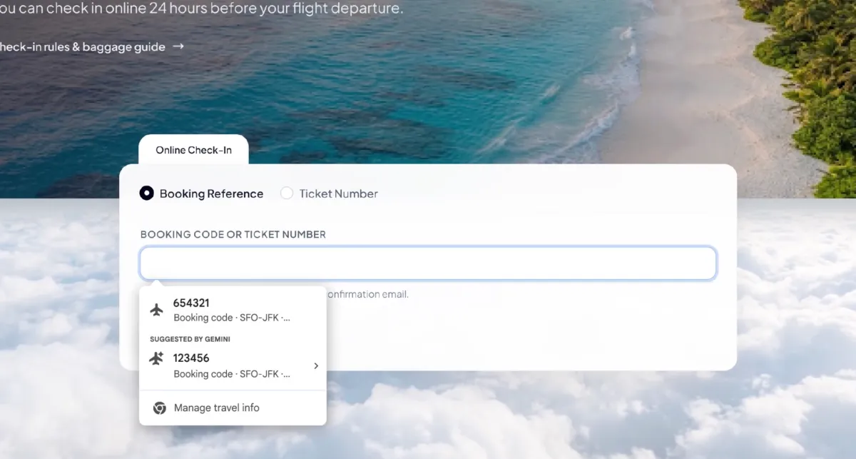Chrome’s AI-powered Autofill can now dig through your Gmail to fill out forms
